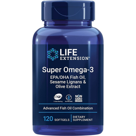 Super Omega 3  - Life Extension Sabor Sin Sabor