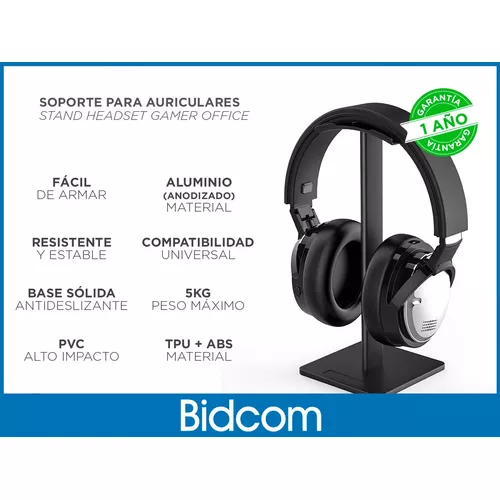 Soporte Para Auriculares Stand Headset Gamer Office