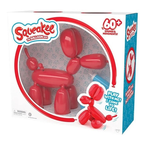 Squeakee Perro Interactivo Globo C/sonido Int 12300 Original