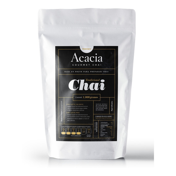 Chai Tradicional En Polvo 1kg 100% Natural Acacia 