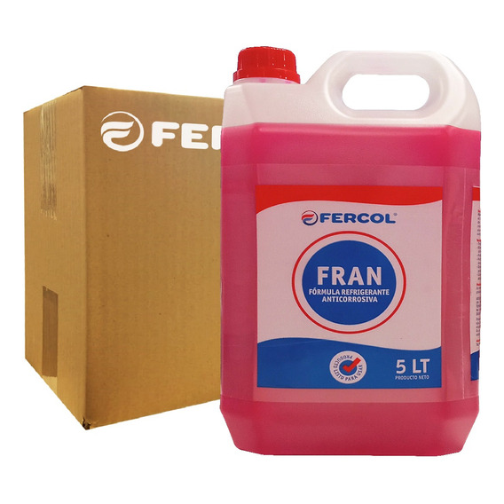 Fercol Refrigerante Anticorrosivo Rosa 5 L (caja 3 X 5 Lt)