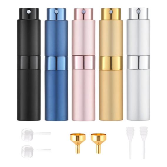 5 Mini Atomizador Para Perfume Botella De Perfume Spray 8ml