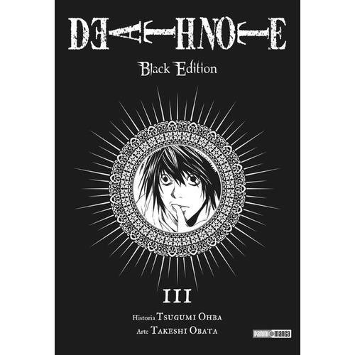 Death Note: Death Note, De Takeshi Obata. Serie Death Note, Vol. 3. Editorial Panini, Tapa Blanda, Edición Black Edition En Español, 2022