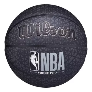 Bola De Basquete Nba Forge Pro Printed Tamanho 7 Wilson Cor Preto