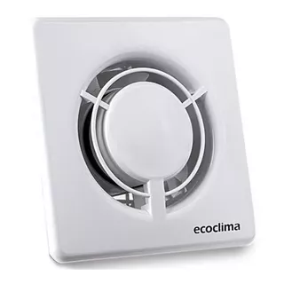 Extractor De Aire 15x15 P/baño Baño-cocina Ecoclima Blanco 220v