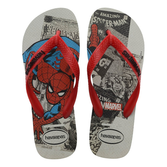 Sandalia Havaianas Marvel Spiderman Hombre Araña Unisex