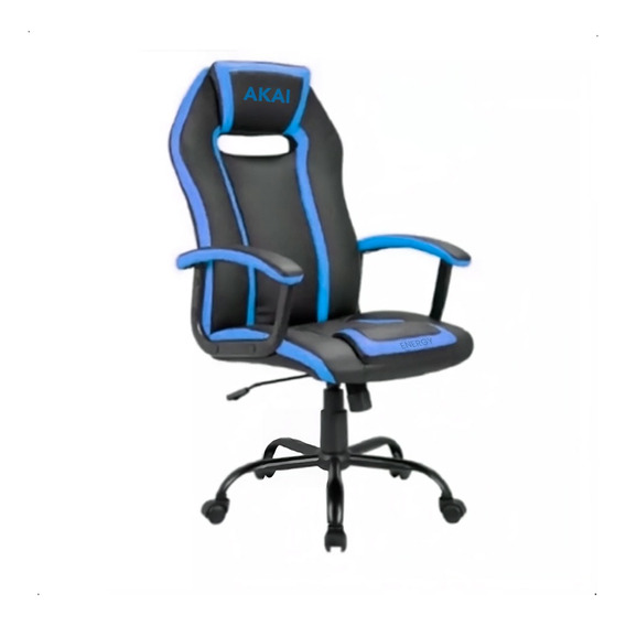 Silla De Escritorio Gamer Pc  Akai Blue