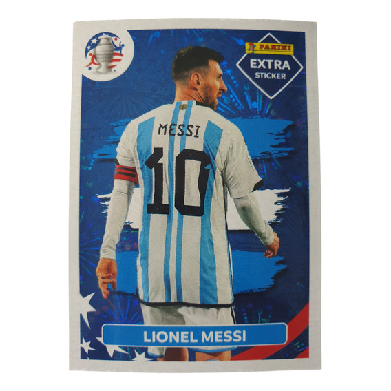 Lamina Extra Sticker Lionel Messi Copa America Usa 2024