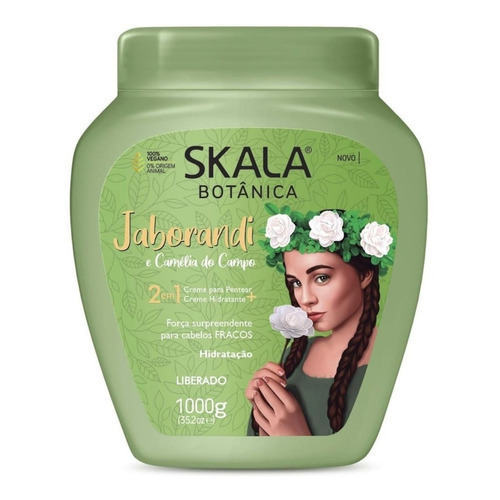 Skala Jaborandi Máscara Vegana Cabello Graso Oil Control 1kg