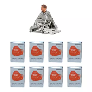  Manta Termica Emergencia Blanket  8 Und Precio De Promocion