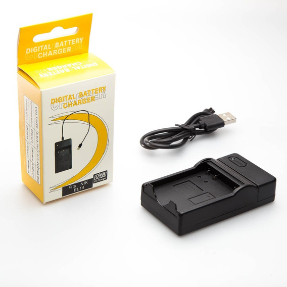 Cargador  Usb Para Nikon En-el14 P/ D3200 D5100 D5500