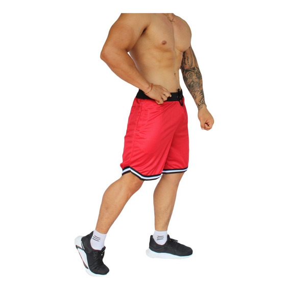 Pantaloneta Larga Basket O Short Basket Hombre De Gym Casual