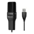 Micrófono Marvo MIC-03 Condensador Omnidireccional color negro