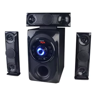 Minicomponente Qsonic Dj-6350 Negro Con Bluetooth - 220v