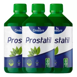 Kit 3 Prostatil 100% Natural 500ml - Linha Premium