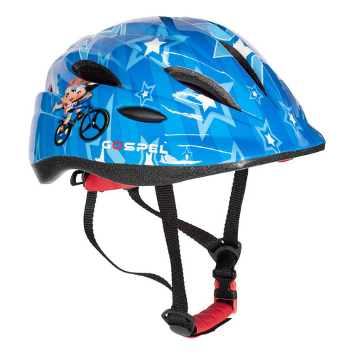 Casco Para Bicicleta Ciclista Talla S Azul Sl705 Gospel