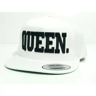 Gorra Yupoong Queen Blanco Negro Snapback