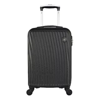 Mala De Bordo Viagem America Luxo Resistente 10kg P Pequena Cor Preto Liso