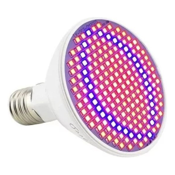 Lamparas 200 Led 120 Grados Espectro Cultivo Plantas Flores Color de la luz Violeta