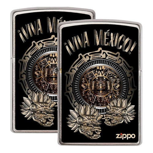 Encendedor Zippo Diseña Tu México El Escudo De Serpientes