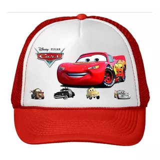 Gorras Cachuchas Cars Fiesta Cumpleaños Personalizados Rojo