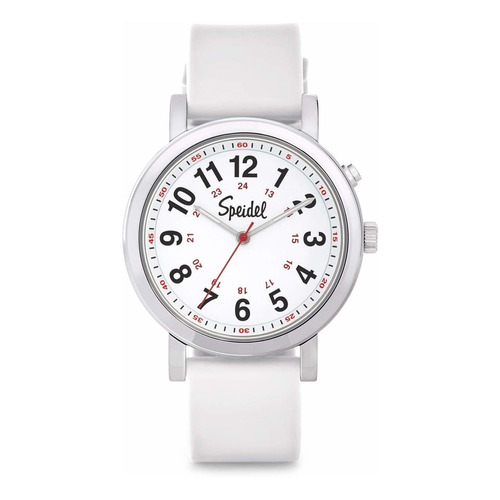 Reloj Mujer Speidel 60370006 Cuarzo Pulso Blanco En Silicona
