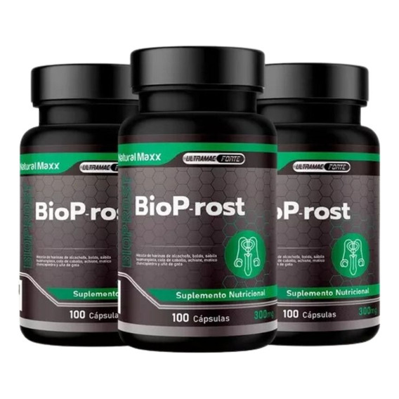 Bioprost Forte Natural Maxx Por 100 Capsulas 3 Unid Oferta++