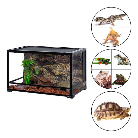 Reptizoo Terrario Reptiles Grandes 153l 76x45x45 Gecko Pitón