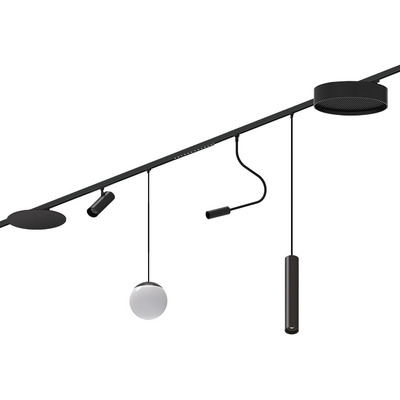 Vk-mr5x-linea-18w-ng-2700-6500k Tuya Para Riel Magnetico Vk Negro