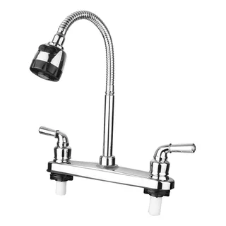 Llave Mezcladora Para Fregadero Cuello Flexible Tarja Cocina