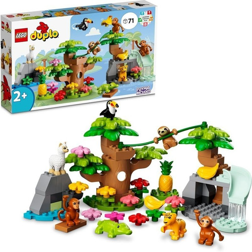 Kit Lego Duplo Fauna Salvaje De Sudamérica 10973 71 Piezas