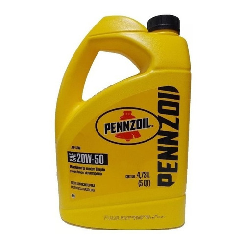 Aceite Pennzoil Multigrado 20w50 Garrafa 