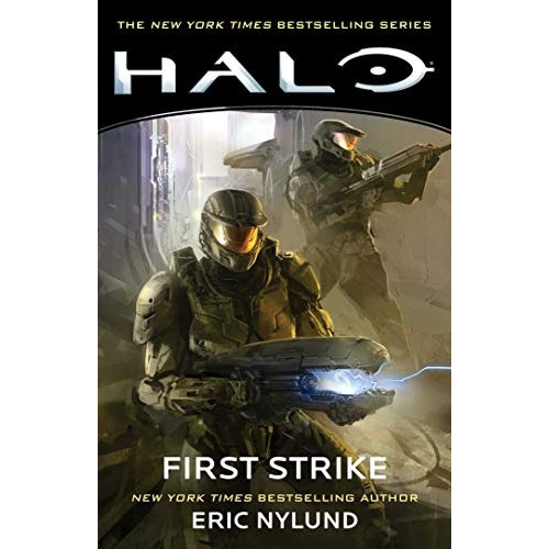 Halo: First Strike, De Eric Nylund. Editorial Gallery Books, Tapa Blanda En Inglés, 2019