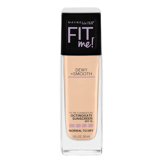 Maybelline Fit Me Base De Maquillaje Maybelline Fit Me Dewy + Smooth 30 Ml  Classic Ivory 30 mL