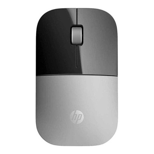 Mouse inalámbrico HP  MOUSE Z3700 plateado