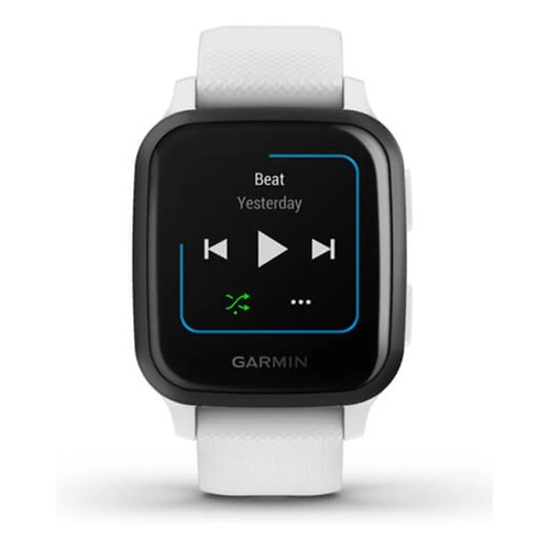 Smartwatch Garmin Venu Venu Sq - Music Edition 1.3" caja 40mm de  polímero reforzado con fibra  white, malla  white de  silicona