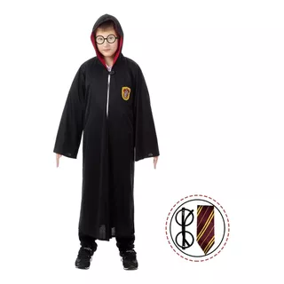 Disfraz Harry Potter Niño Tunica Corbatín Lentes Gryffindor