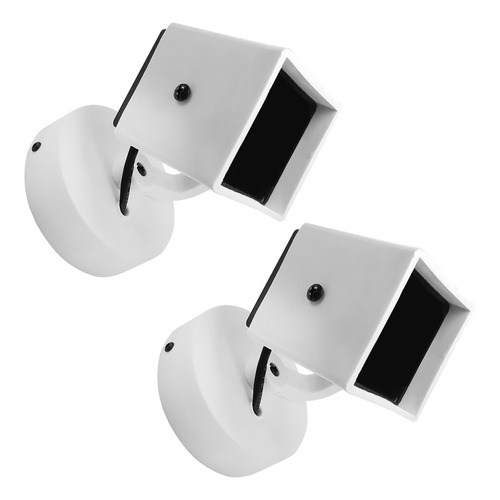 Combo X2 Spot Blanco 1 Luz Dicroica Led Cuadrado Pared 220v