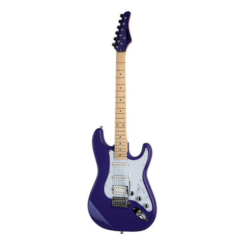 Guitarra eléctrica Kramer Original Collection VT-211S focus de caoba purple brillante con diapasón de arce