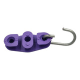 200pcs Esticador P/ Fio Fe (drop) Fibra E Cabo Utp Roxo