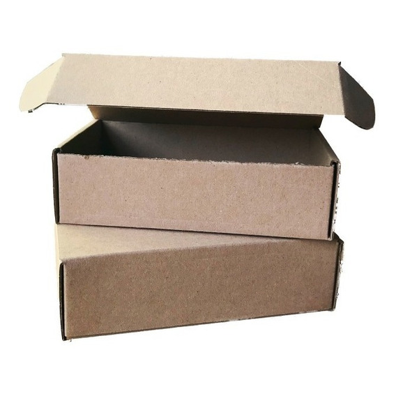 Cajas Envios 50 Piezas 18.5x10x5.5cm Microcorrugado Kraft.
