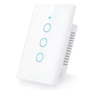 Interruptor De Luz Táctil Tuya Smart Ofx-wf-u3 3 Ch Wifi App