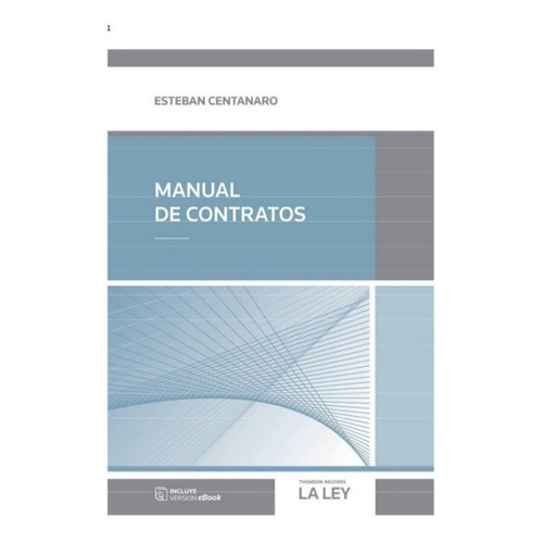 Esteban Centanaro / Manual De Contratos