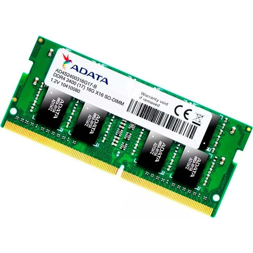 Memoria Sodimm Adata 16gb Ddr4 2400 Mhz Para Notebook