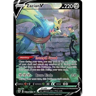 Zacian V Tg21/tg30 Astral Radiance Trainer Gallery