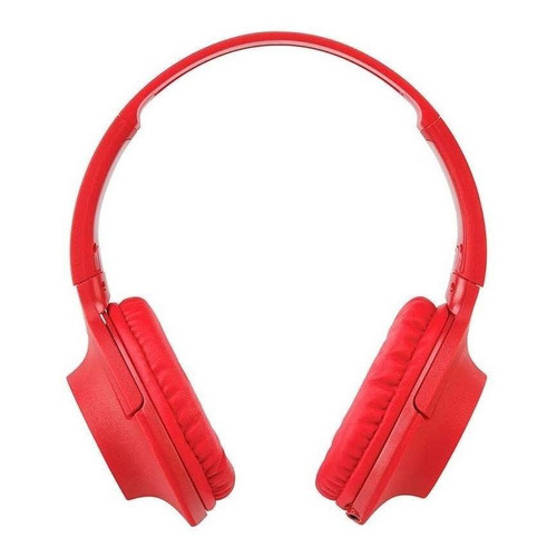 Audífonos De Diadema Manos Libres Aislantes Ruido Mh-5040 Color Rojo
