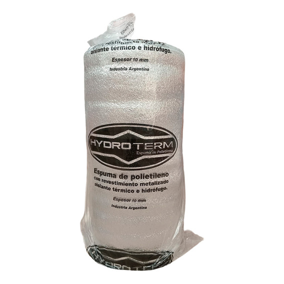 Aislante Térmico Espuma Hydroterm Aluminizada 10mm X 20 Mts.