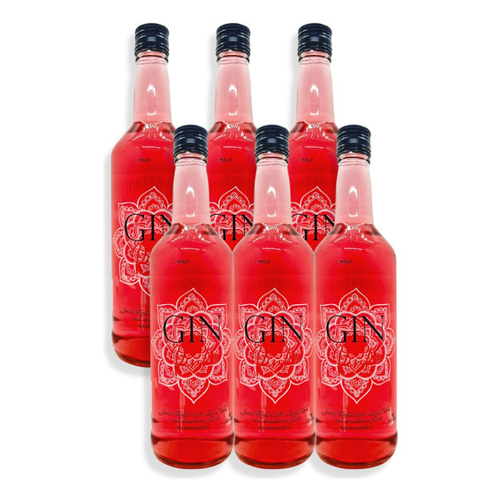 Dreamer Pink Gin London Dry Special Blend 750ml Caja X6u