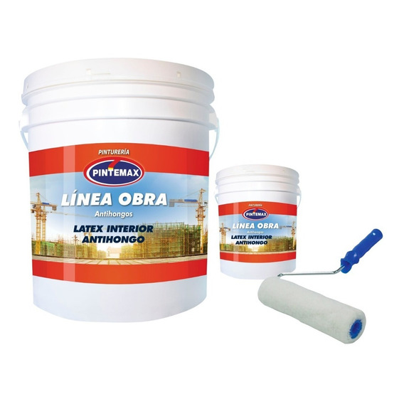 Pintura Latex Interior Antihongos 20lts + 4lts +rodillo