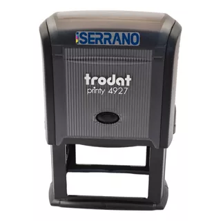 Sello Autoentintable 4927 Trodat 6 X 4 Cm Personalizado Color De La Tinta Negro Color Del Exterior Negro